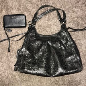 Coach purse and matching wallet
